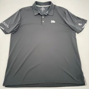 Adidas Golf Polo Shirt XL‎ Mens Gray PGA West 41st Wild Turkey Open ClimaChill